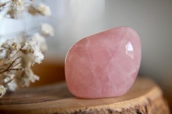 quartz rose roulé 1