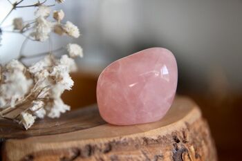 quartz rose roulé 2