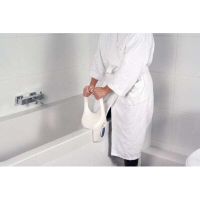 Barandillas de seguridad para baño 'Vitility' blancas de 28 cm de altura