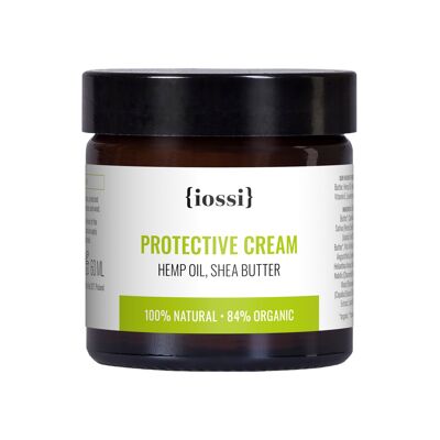 Protective Cream for Face and Hands. Hemp Oil and Shea Butter / 60 ml