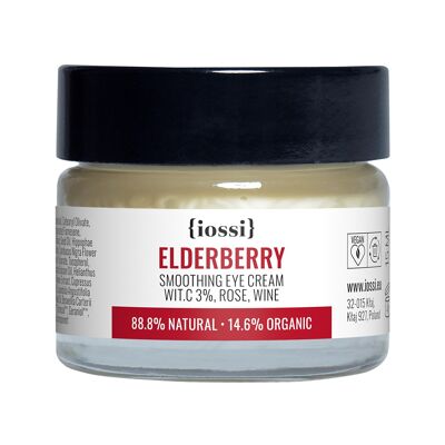Elderberry. Smoothing Eye Cream. Vitamin C 3%, Rose, Wine / 15 ml