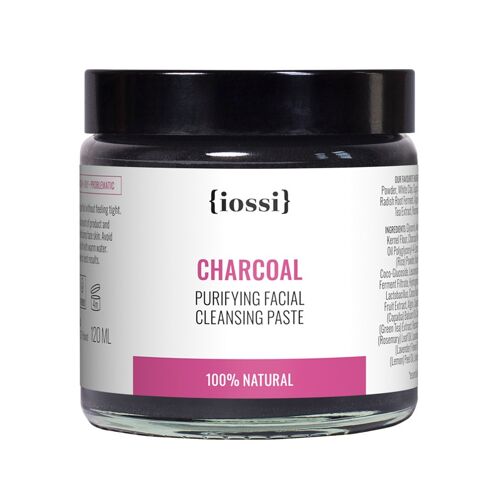Charcoal. Purifying Facial Cleansing Paste / 120 ml