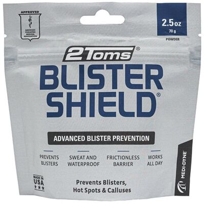 2toms blistershield - no more pain from blisters 2.5oz pack