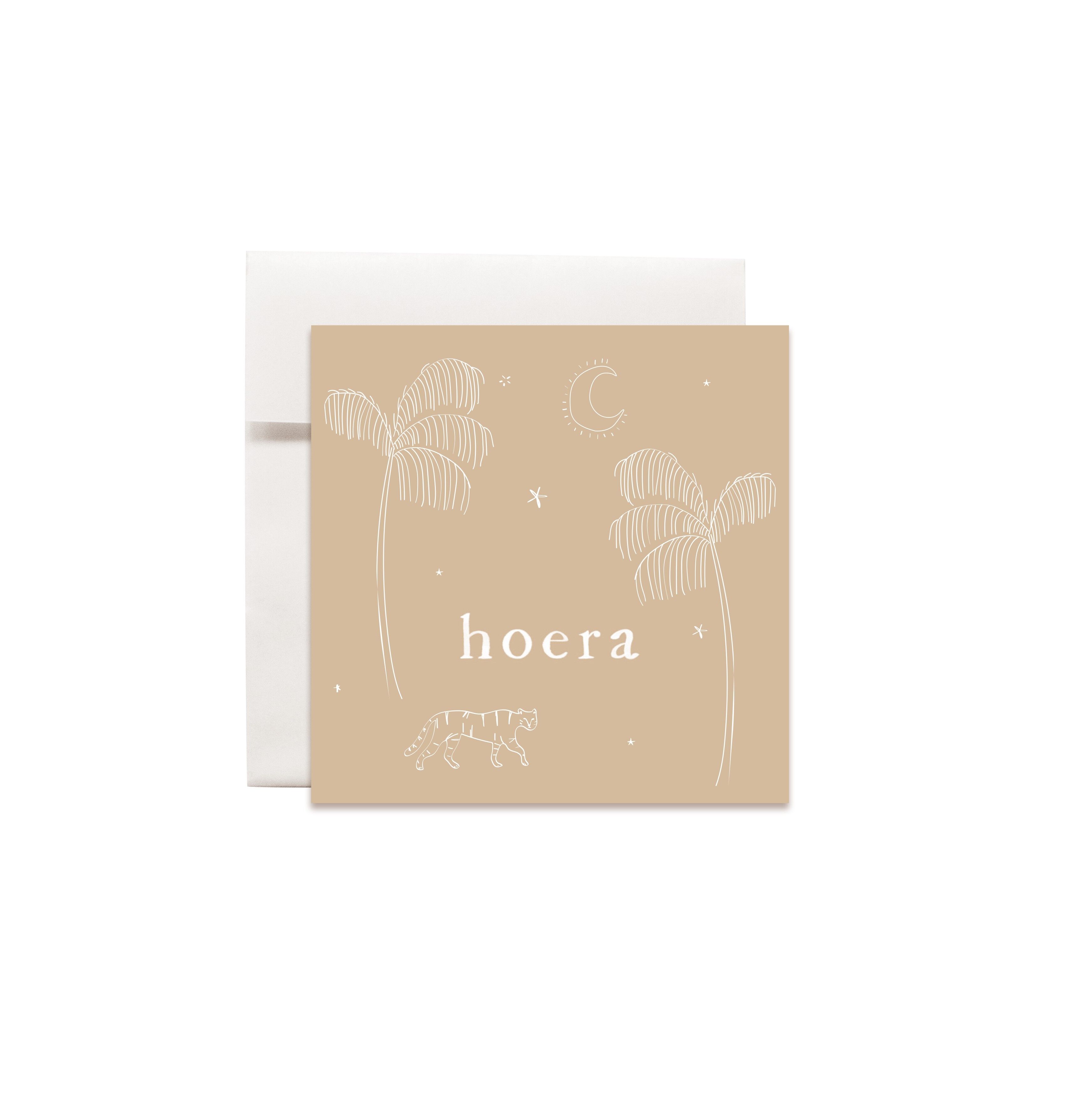 Mini-Grußkarten farbige Karten Hurra Sand