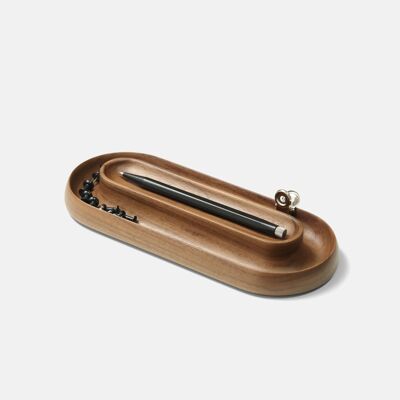 Pen Holder | "POLEGAR" is a desk accessory made of walnut wood.