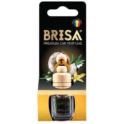 BRISA Lufterfrischer aus Holz - Exotische Vanille - 5 ml