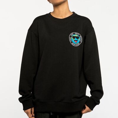 WORLD PEACE Sweatshirt (Black) Front And Back Print