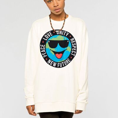 WORLD PEACE Sweatshirt (White)