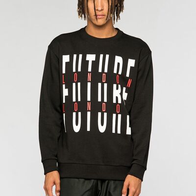 Fracture Logo Sweatshirt (Black)