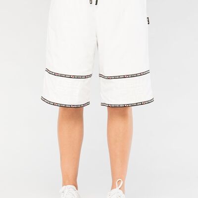 Racer Logo Shorts (White)