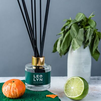 Lime Basil & Mandarin - Luxury Reed Diffuser
