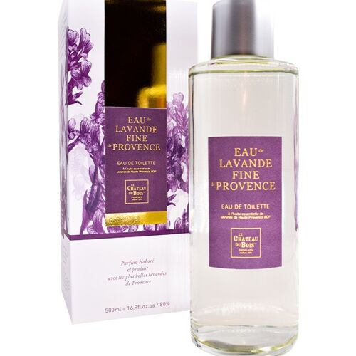 Eau de lavande fine de Provence  - collection authentique 2019-500ml