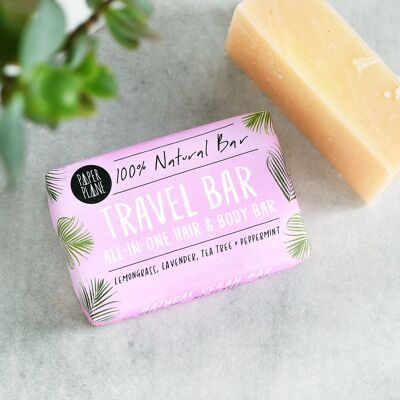 Travel Bar - 100% Natural and Vegan wash bar soap