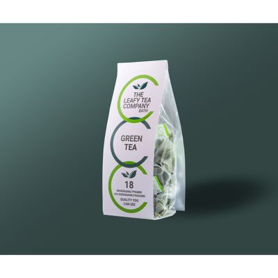 Zomba Steamed Green Tea - 18x - Bio Pyramid Tea Bags
