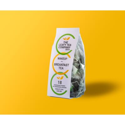 Single-Estate Breakfast Tea - 18x - Bio Pyramid Tea Bags