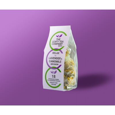 Lavender & Camomile Infusion - 100x - Bio Pyramid Tea Bags
