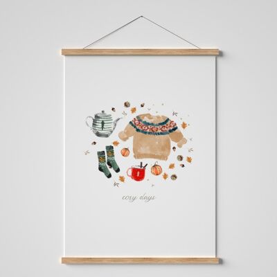 Cosy days Print A5