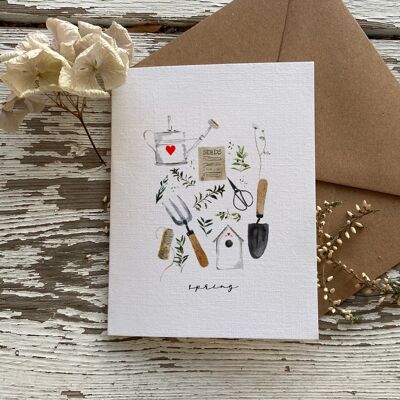 Carte et enveloppe Spring Essentials A6.