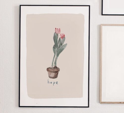 Spring Hope A4 print - Personalisation ($20.66)