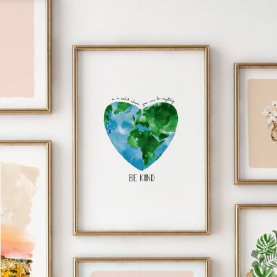 Be Kind Print - A4 Print ($20.66)