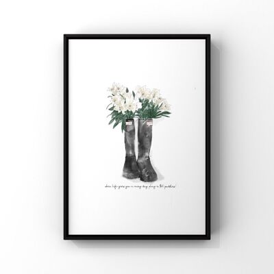 Welly Boot Print - Personnalisation (20,66 $) A5