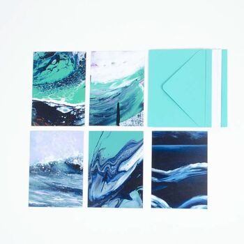 Cardset Atlas of the Ocean set de 5 enveloppes incl 1