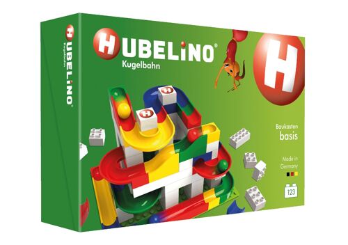 Hubelino Basic Building Box Marble Run, 123 pieces