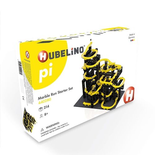 Hubelino Pi -Marble Run Starter Set, 214 pieces
