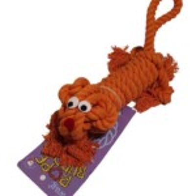 Henry Wag Rope Buddies Travel Companion Jouet pour chien Personnages – Sebastian Squirrel
