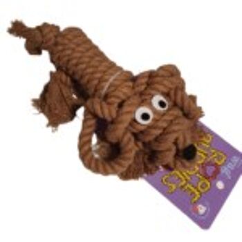 Henry Wag Rope Buddies Travel Companion Dog Toy Characters - Pablo (petit chien) 1