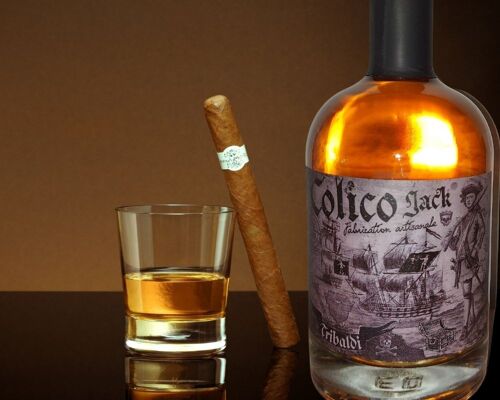 Rhum Colico Jack Boisson spiritueuse sous bois de chêne Américain