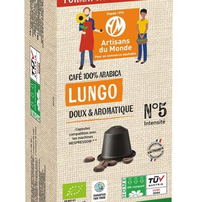 Capsules Café Home Compost Blend Longo Pérou Ethiopie x20
