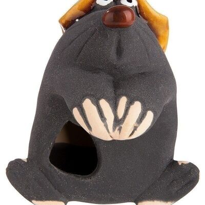 Ceramic mole with hat pot hanger VE 8171