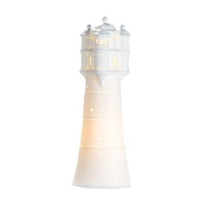 Porzell Lampe Leuchtturm 350