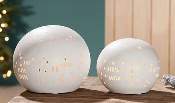 Boule de lampe en porcelaine City 366 2