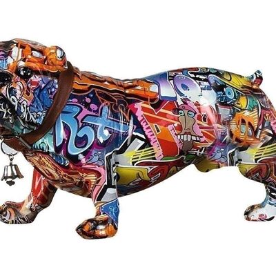 Arte callejero Poly pug de pie 456