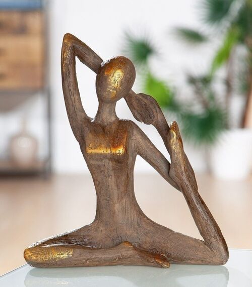 Poly Figur "Yoga-Frau" VE 2482