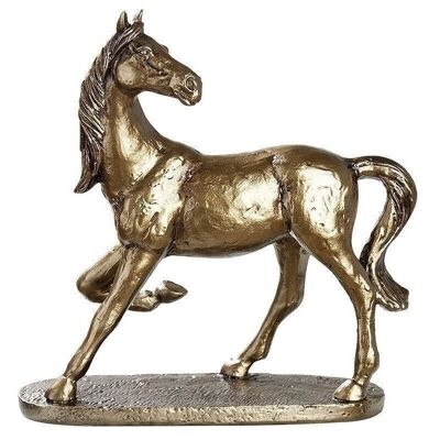 Poly sculpture cheval sauvage 532