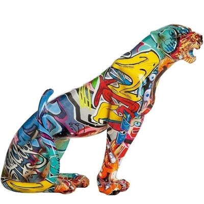 Poly Cheetah Street Art VE 2610