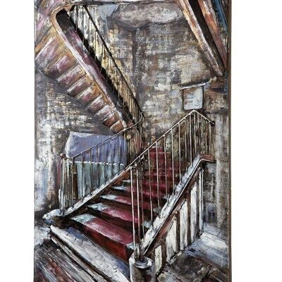 Metall Bild"Mysterious Staircase"661