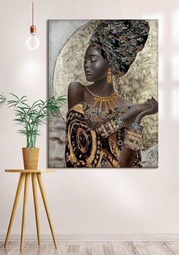Tableau "Dame Africaine" 666 2