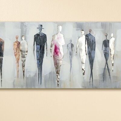 Tableau peinture "Peuple" 705