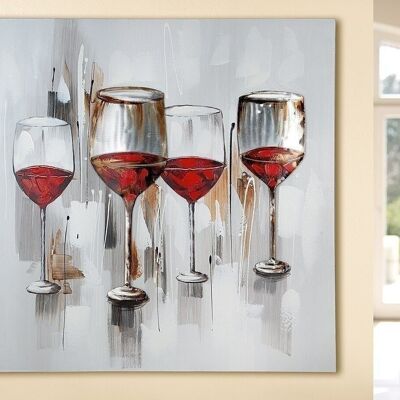 Immagine dipinto "Degustazione di vini" 745