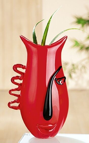 Vase design Glasart "Red Vista"798 2