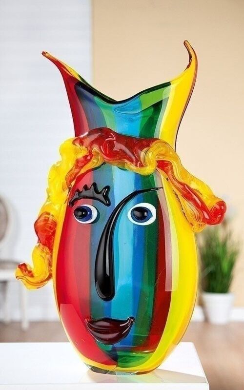 Glasart Design-Vase"Rainbow" 804