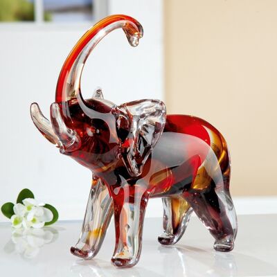 Glasart sculpture elephant VE 2830