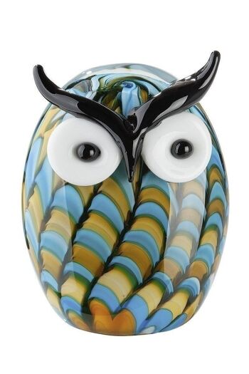 Glasart sculpture chouette "Olli" VE 2849 1