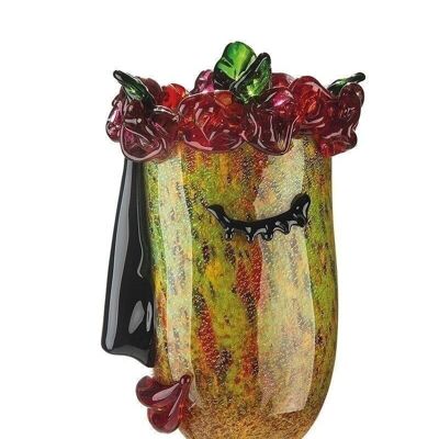 Glasart design vase "Flora" 871
