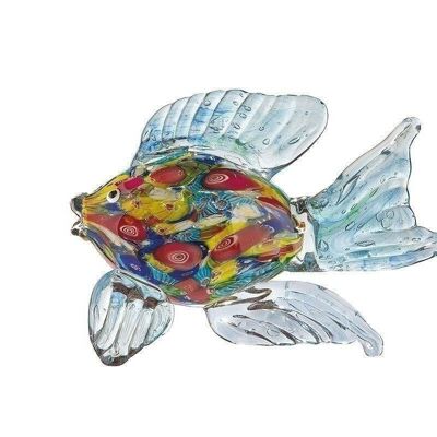 Glasart Skulptur" Bunter Seefisch" VE 2875