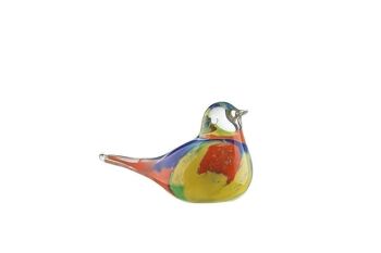Oiseau en verre "Coloré" VE 4877 4